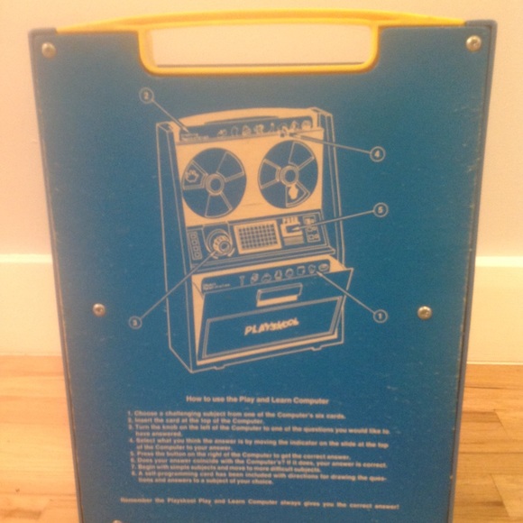 Vintage Playskool computer toy - Picture 4 of 5